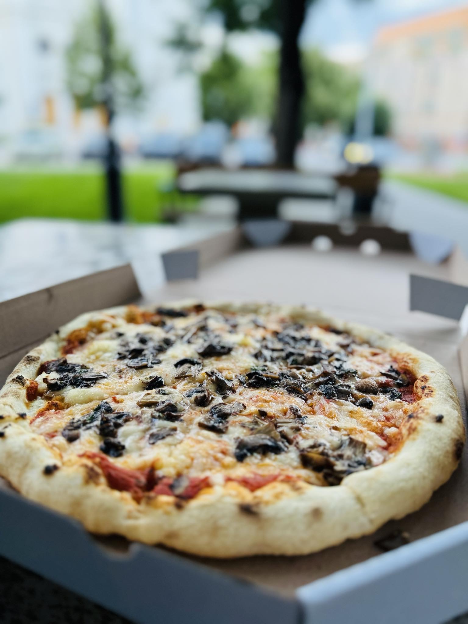 Pizza a Tavola asztalán